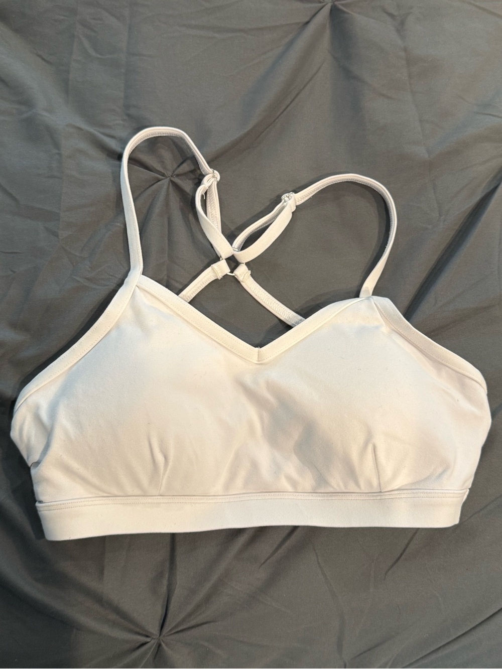 Bombshell Sportswear Women's Strappy Bralette - White